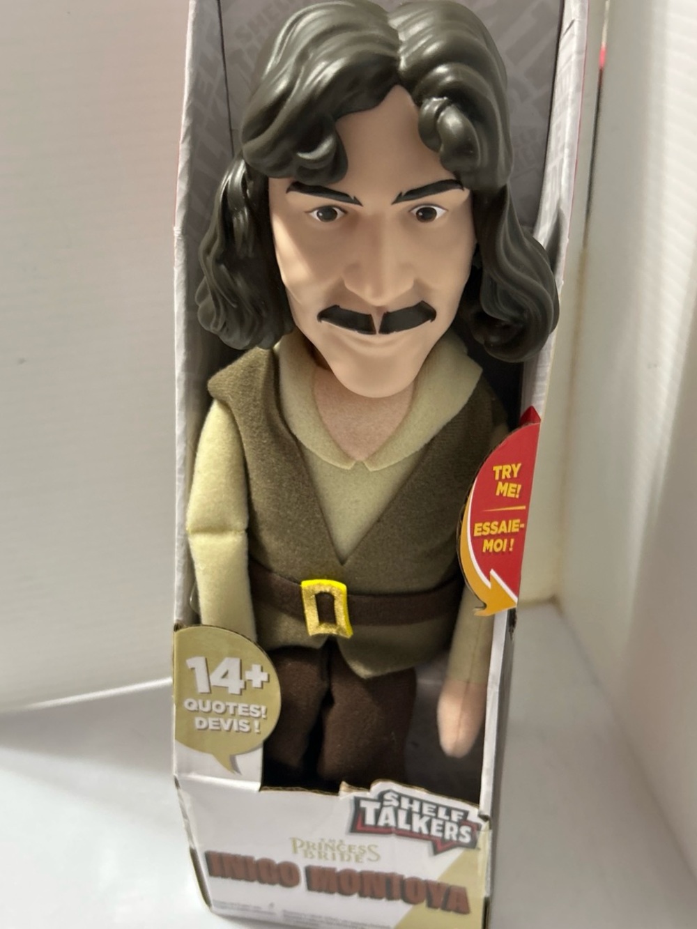 Shelf Talkers Inigo Montoya Plush Action Figure - Brown & Tan